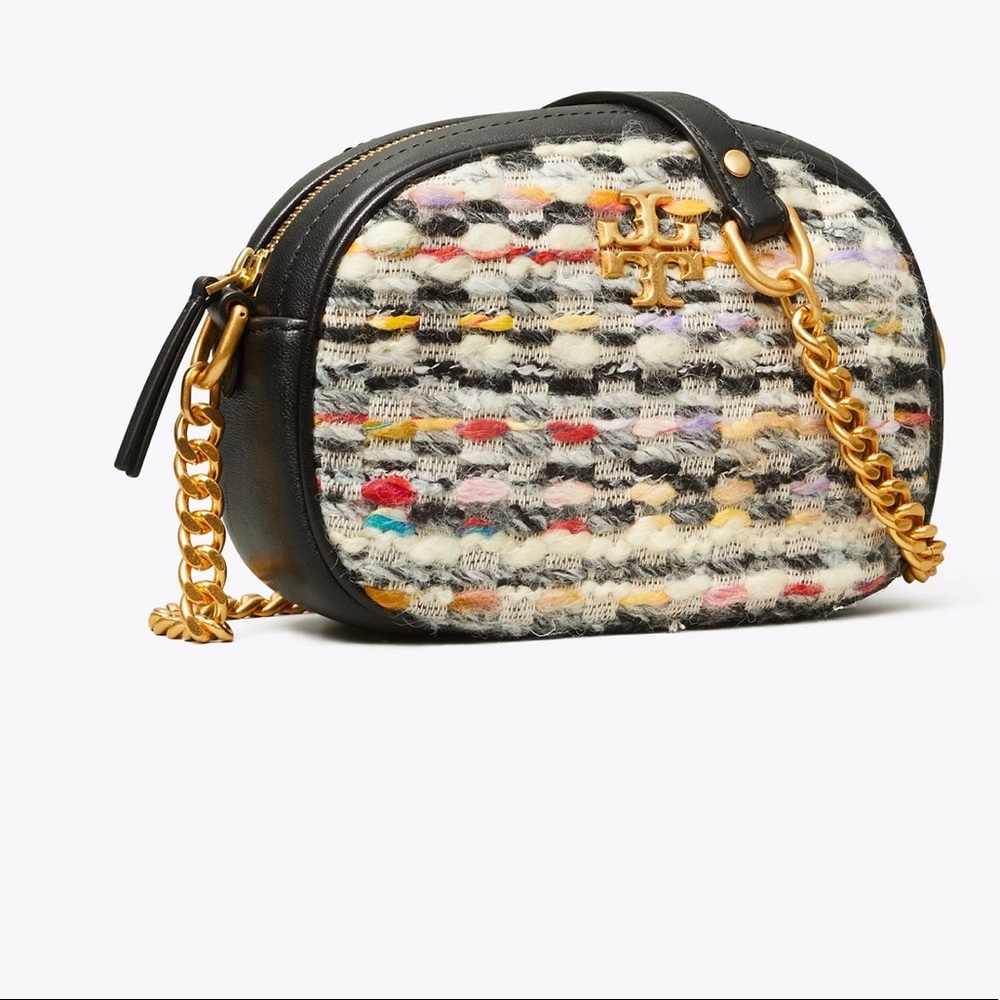TORY BURCH🌼Kira tweed small camera bag